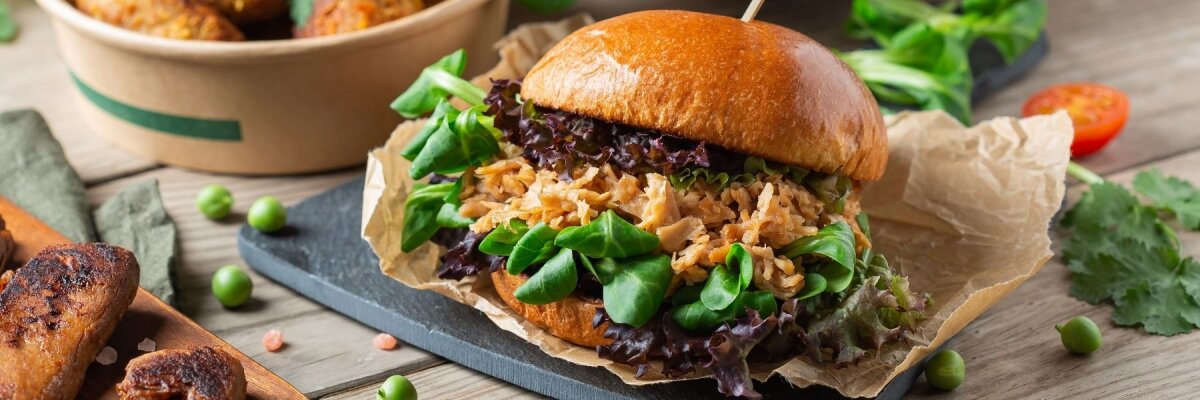 Veganer Pulled-Mushroom-Burger - Veganer Pulled-Mushroom-Burger - einfach zubereiten