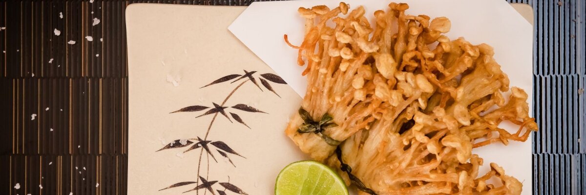 Tempura-Enoki - Tempura-Enoki - Leckere Pilze im knusprigen Teigmantel