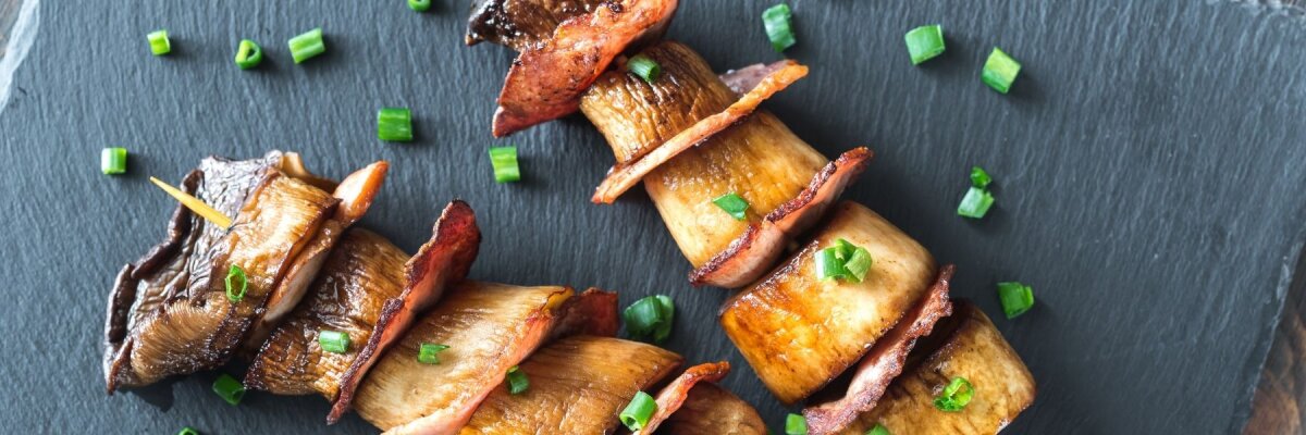 Pilzspieße vom Grill - Herzhafte Pilzspieße vom Grill - So geht\'s!
