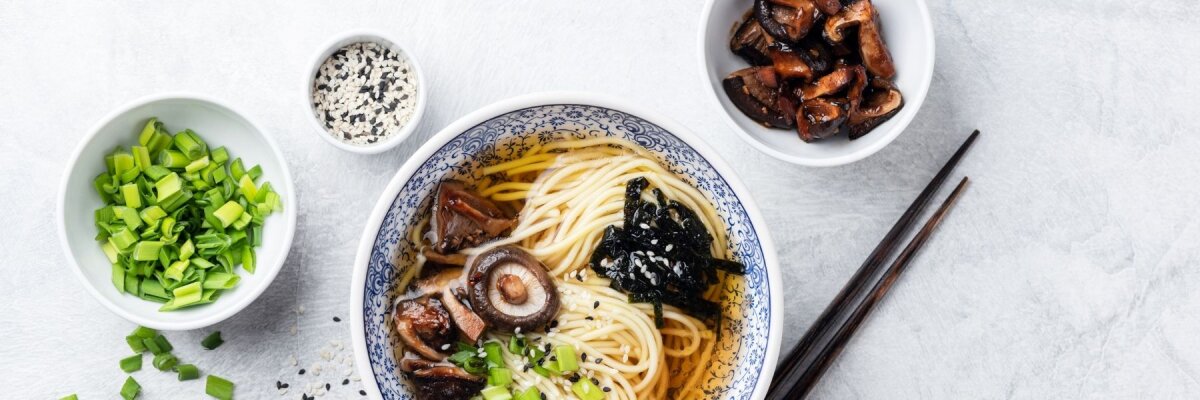 Shiitake-Ramen - Ramen mit Shiitake-Pilzen - Rezept
