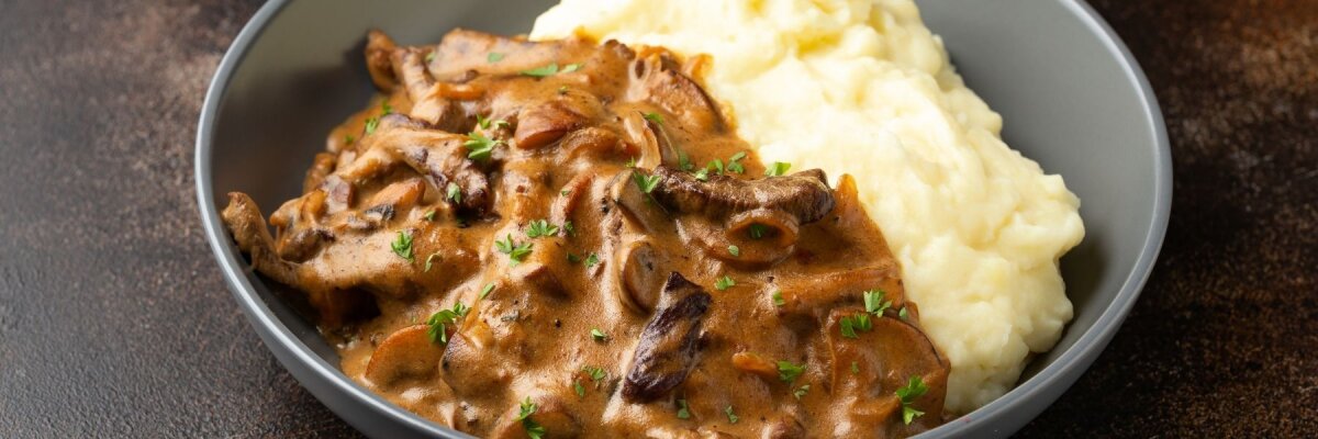 Pilzragout mit cremigem Kartoffelpürree - Pilzragout mit Kartoffelpürree - Rezept für den Klassiker