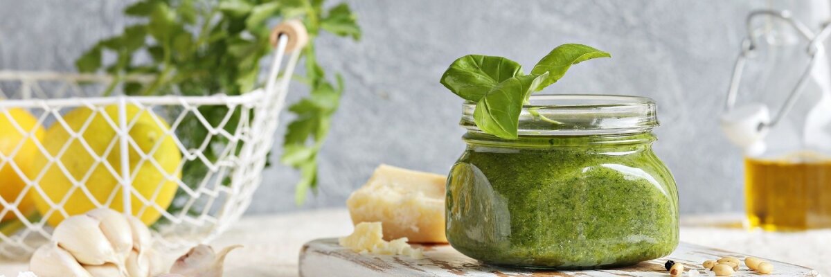 Shiitake-Pesto mit Basilikum und Parmesan - Aroma pur: Würziges Pesto mit Shiitake
