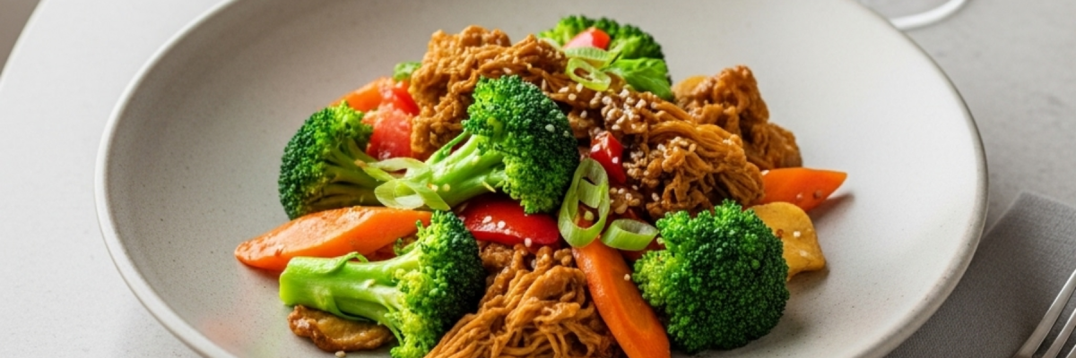 Asiawok mit Lions Mane und Gemüse - Asiawok mit Lion\'s Mane - Rezept