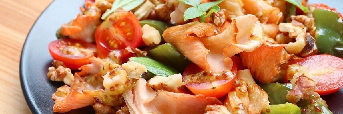 Sommerlicher Rosenseitling-Salat - Perfektes Rosenseitling-Rezept: Salat mit Pilzen