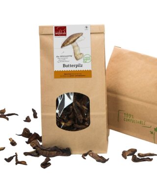 Butterpilze getrocknet Bio