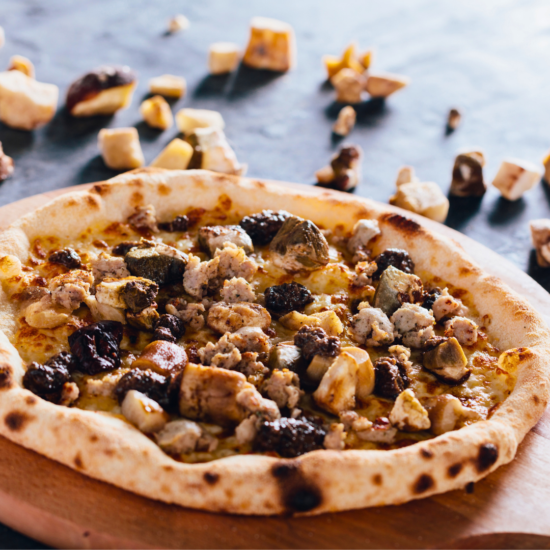 Trüffel-Pilzpizza