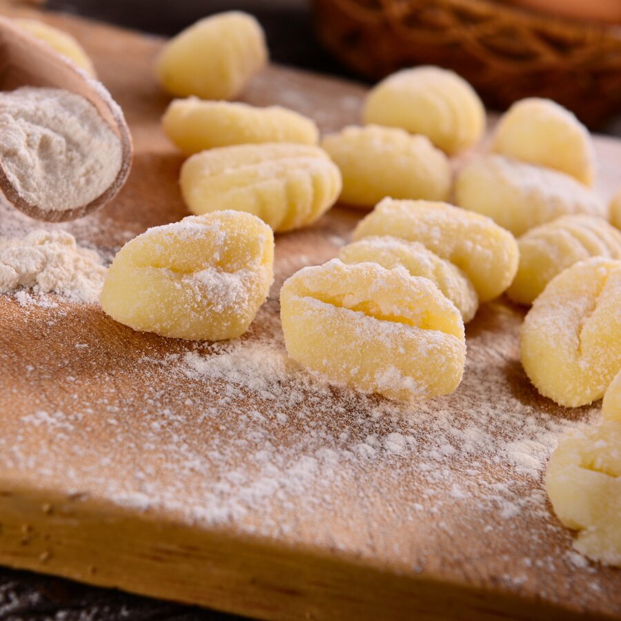 Zubereitung der Gnocchi-Pilz-Pfanne